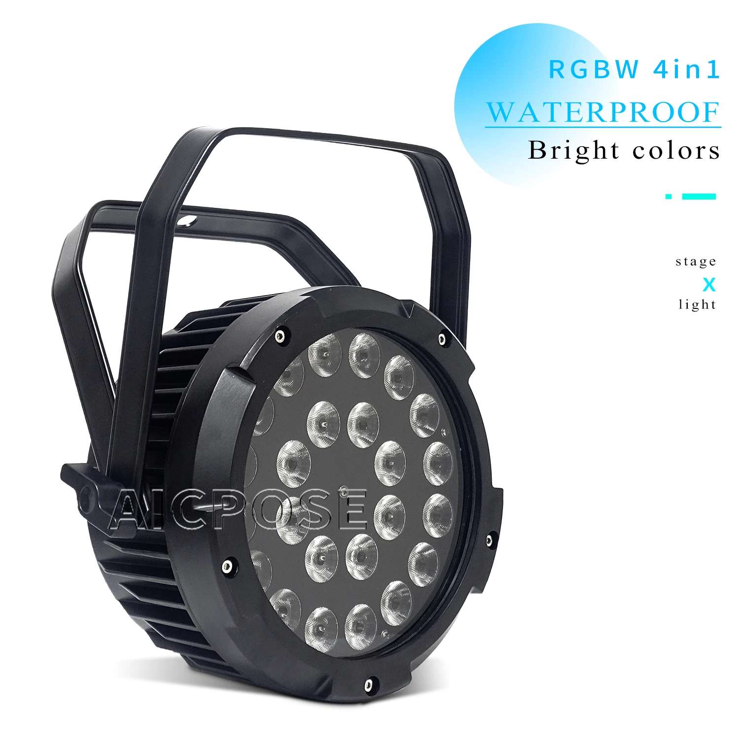 

24x12W RGBW/24x18W RGBWA+UV 6 in 1 LED Par Light IP65 Waterproof Stage Light DMX Control DJ Disco Equipment Stage Lighting