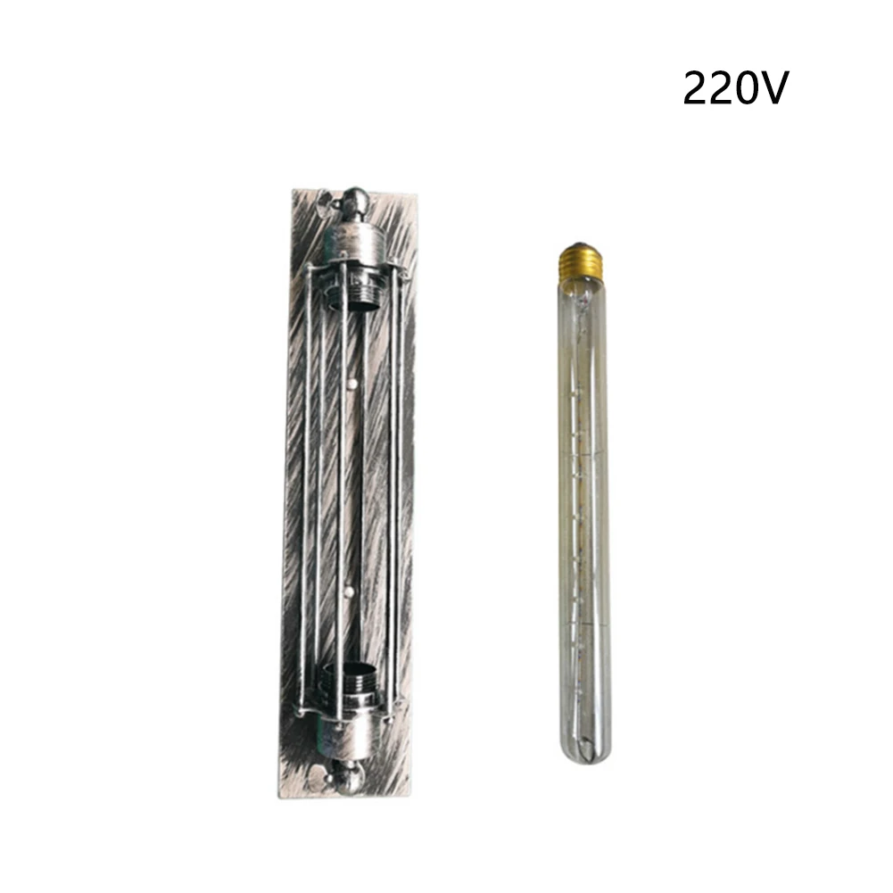 

E27 Cafe Bar Easy Install Wall Lamp Long Iron Structure Restaurant Hallway Industrial Loft Corridor Vintage Hotel Rustproof