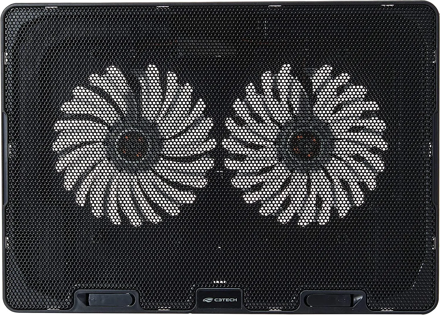 

Sturdy Black Base Desktop Heat Sink Laptop Cooler Notebook, Perfect for Keeping Your Device Cool and Prevent Overheating.