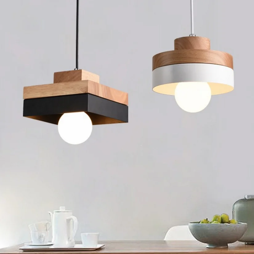 

Modern Led Pendant Light Nordic Lighting Fixtures Hanging Living Bedroom Suspension Luminaire Bar Indoor Restaurant Decor Lamps