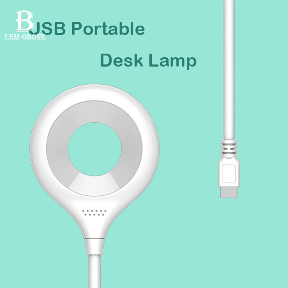 

High Brightness Night Light LED Table Reading Book Lamp for Power Bank Computer PC Laptop Lamp Flashlight Adjustable Angle