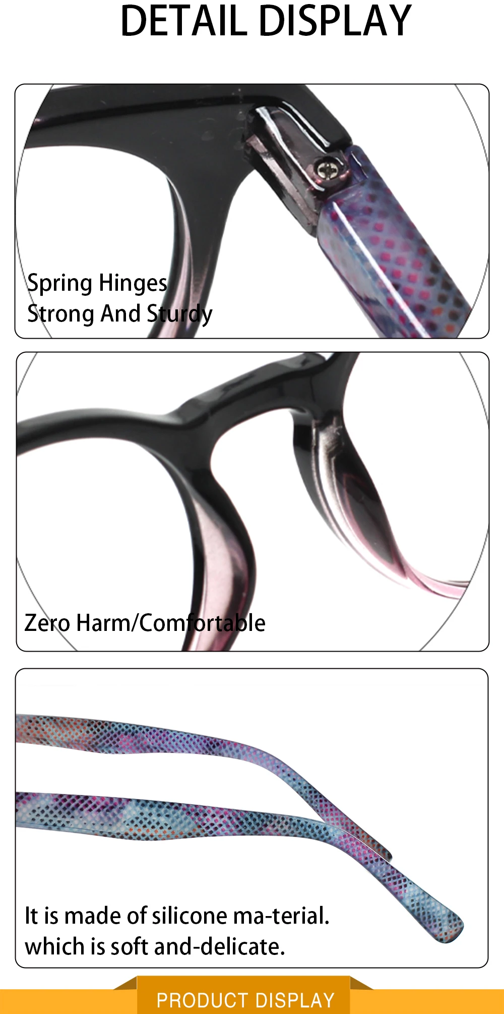 Антибликовые очки для чтения женщин круглые модные прозрачные линзы