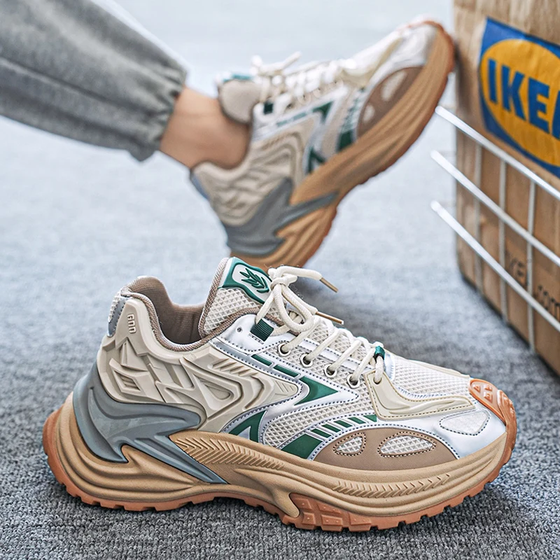 Мужская обувь Putian осень 2023 новая сетчатая спортивная для отдыха молодежная бега