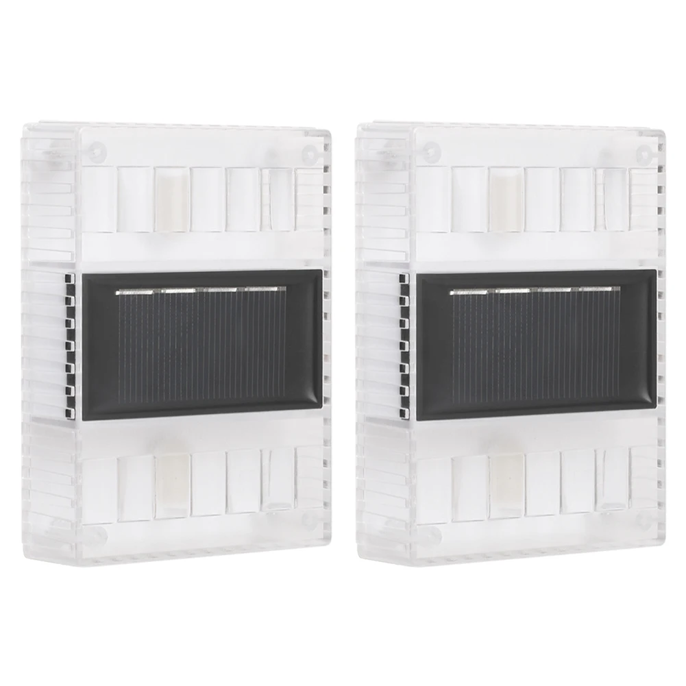 2pcs LED Solar Light Outdoor Wal Hanging Waterproof Garden Decoration Lamps