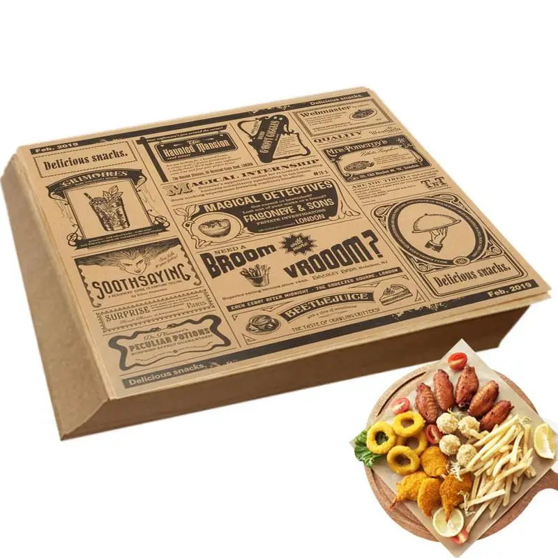 

Baking Sheets Paper Dry Waxed Paper Food Basket Liners Deli Wrap Grease Resistant Deli Paper Paper Liners Wax Paper Sheets For