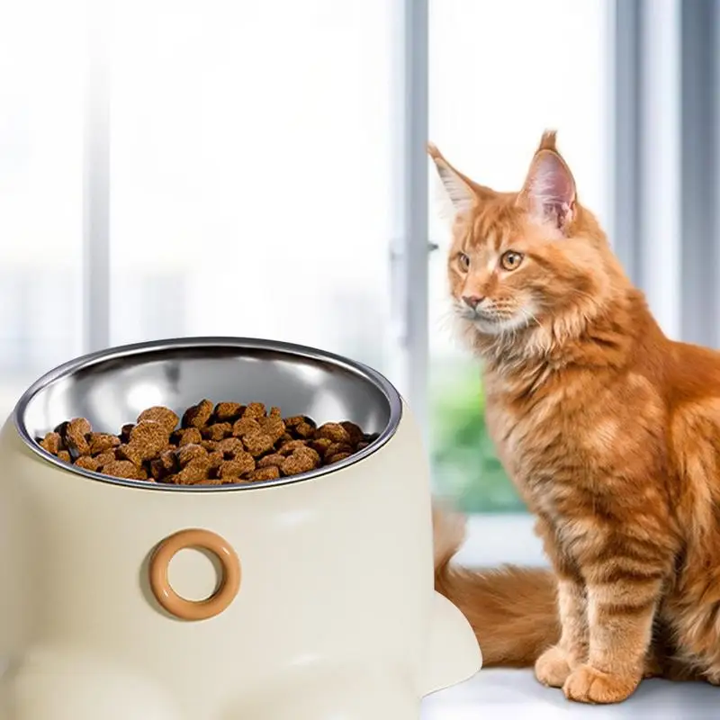 Наклонная миска для корма домашних животных наклонная кошек кормления в