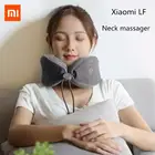 Массажная подушка Xiaomi LF для шеи, расслабляющий массажер для мышечной терапии, Подушка для сна для офиса, дома и путешествий.