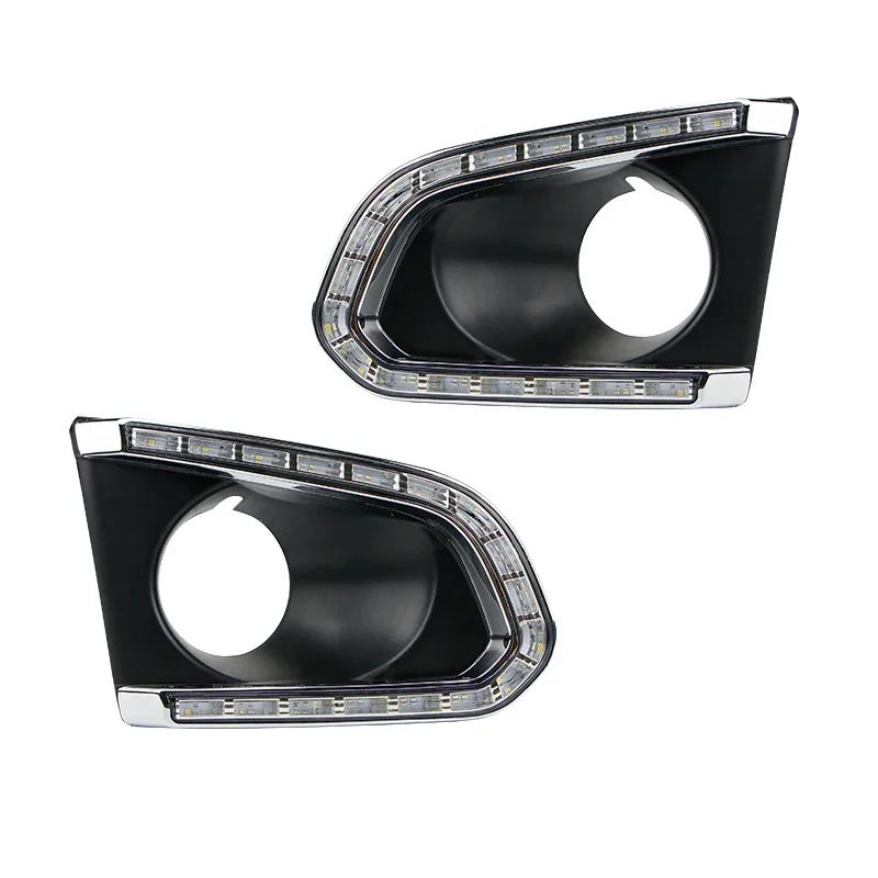 ity 2 SZTUKI LED do jazdy dziennej Chevroleta Chevy TRAX 2014 2015 2016 DRL z osłoną świateł przeciwmgielnych kierunkowskazów