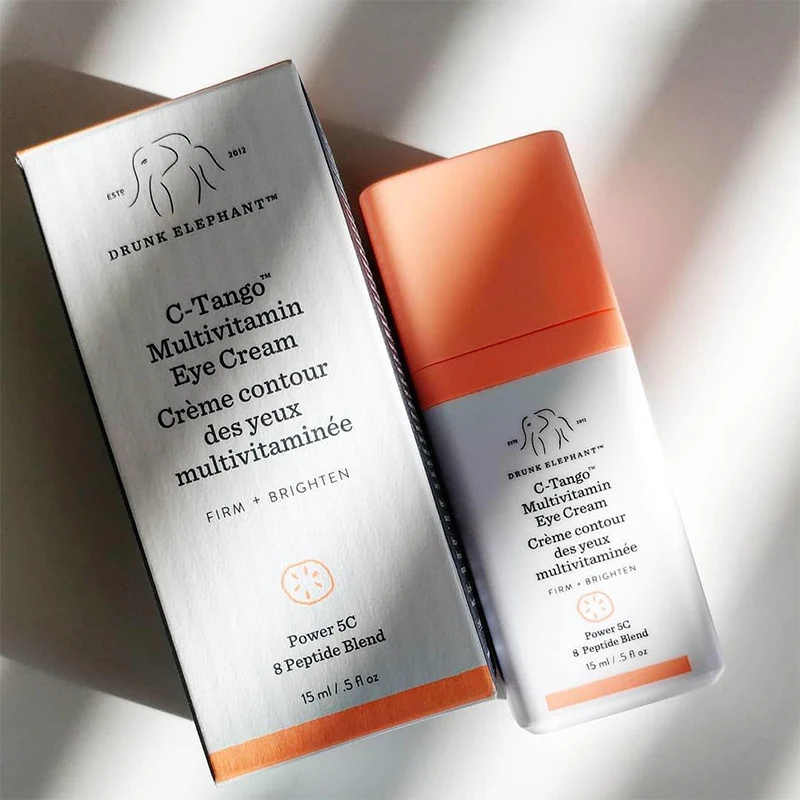 

Drunk Elephant C-Tango Eye Cream with Vitamin C, Brightening & Restorative Under Eye Moisturizer (15mL/0.5 Fl Oz)