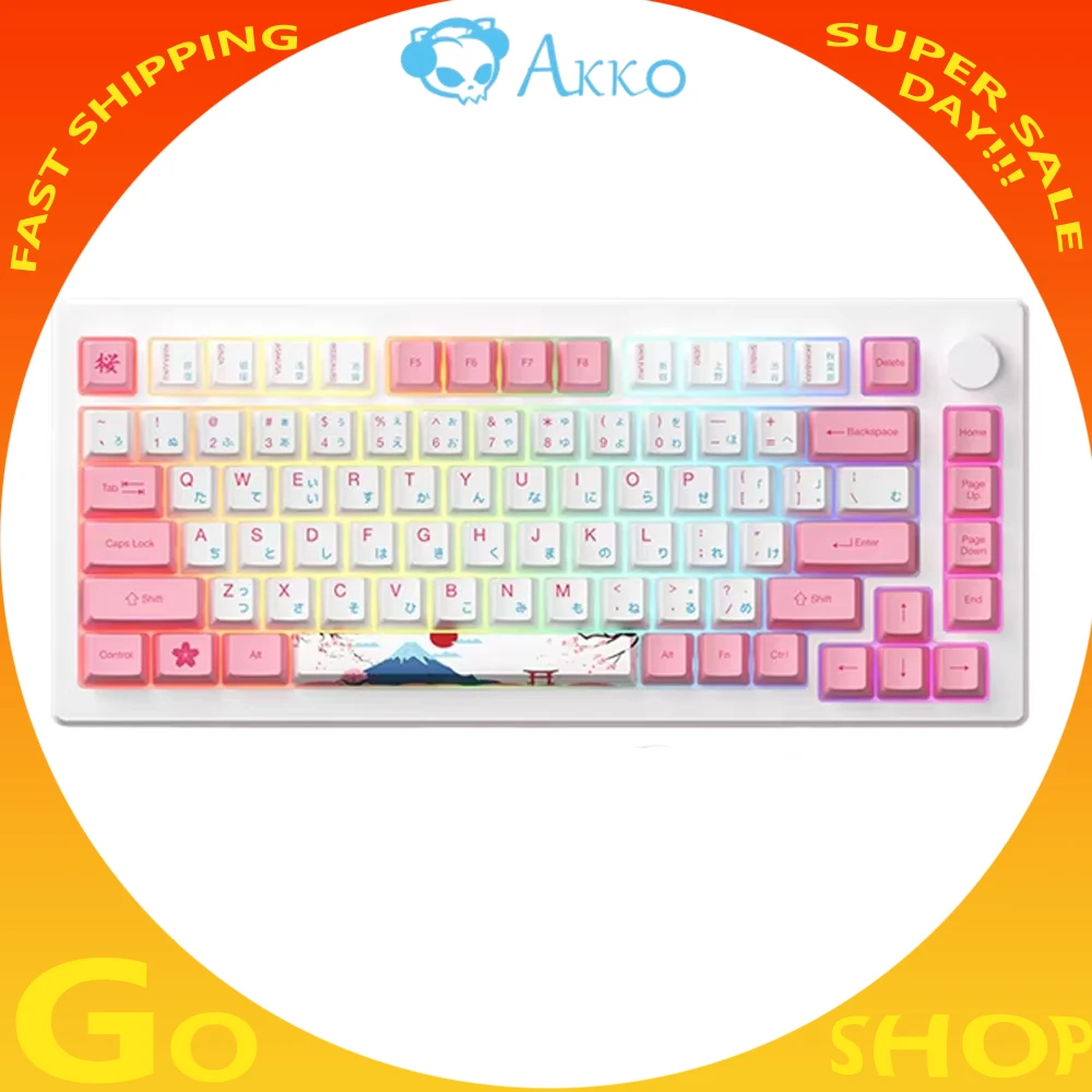 AKKO MOD007B HE механическая клавиатура Магнитный переключатель многофункциональная