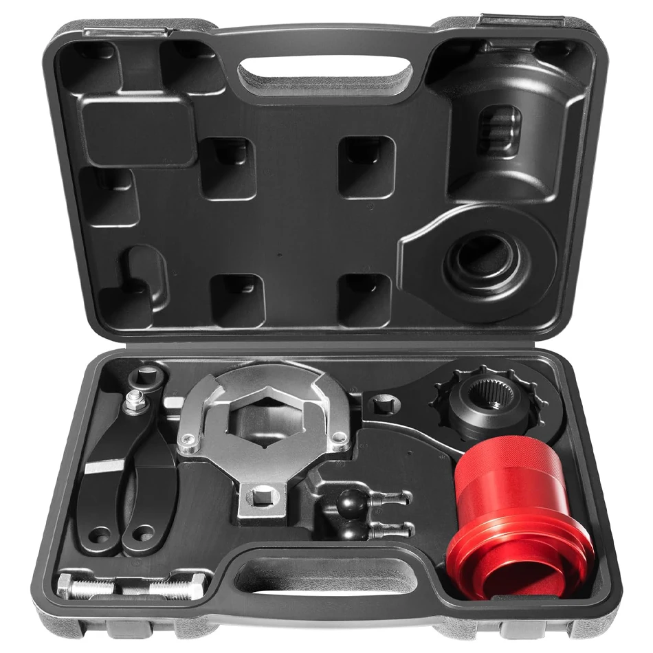

Набор инструментов для снятия установочного дифференциала заднего привода, совместимый с BMW X3 X5 X6 RWD 4WD E70 E90 E91 E92, с чехлом для переноски