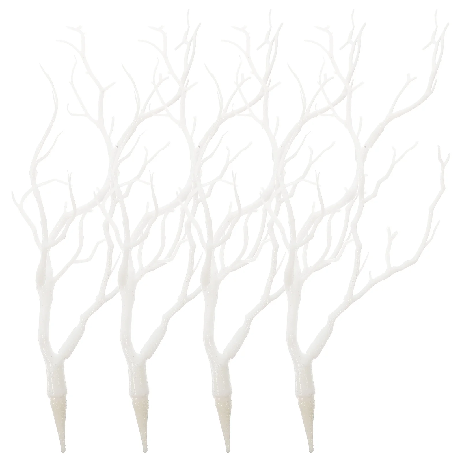 

4 Pcs Jewelry Accessories Artificial Twigs Branches Tree Botanical Decor Centerpieces Ornament Headband Willow Faux Antler