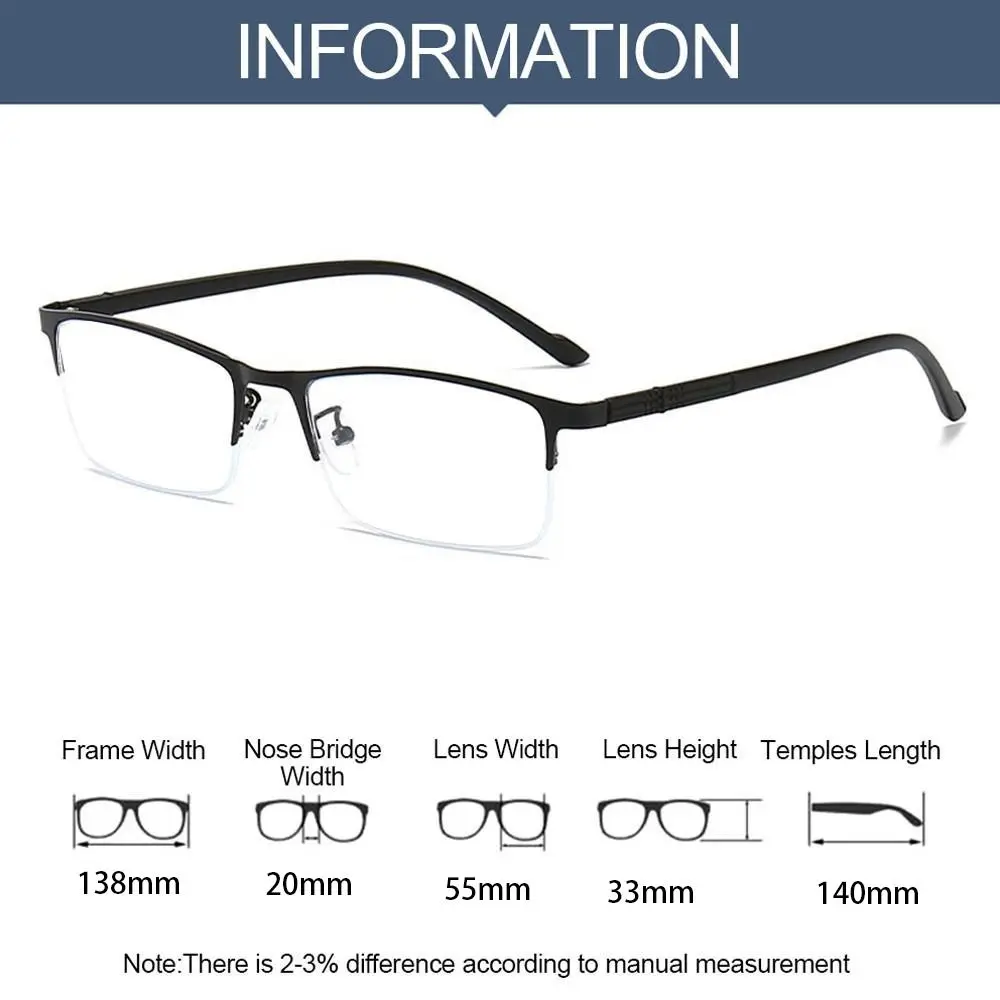 Очки в металлической оправе с защитой от синего света