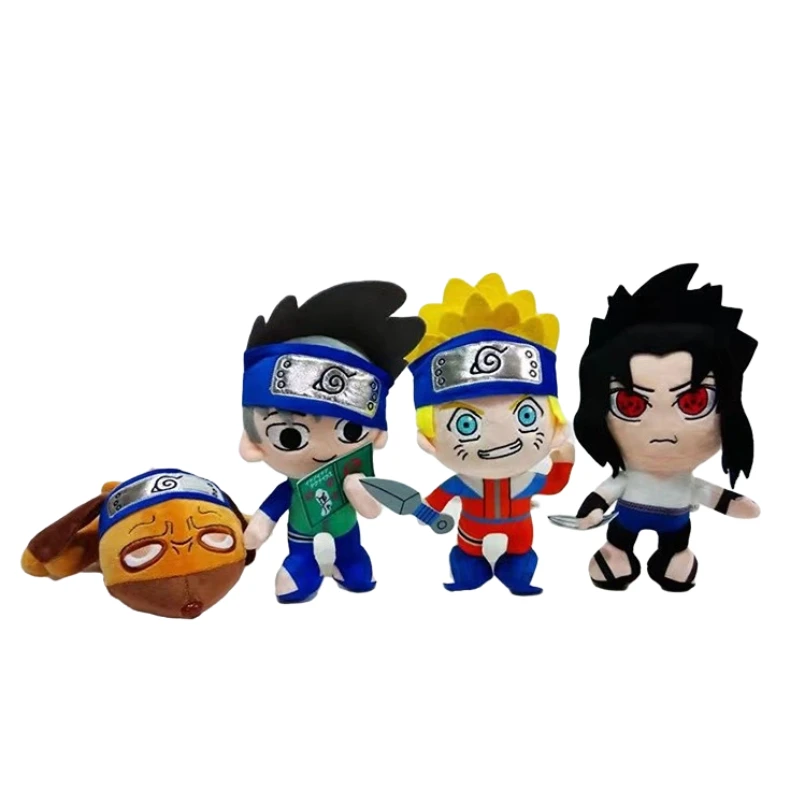 Muñeco de peluche de Anime Naruto para niños, peluche japonés de 23cm, Sasuke, Kakashi, Parker