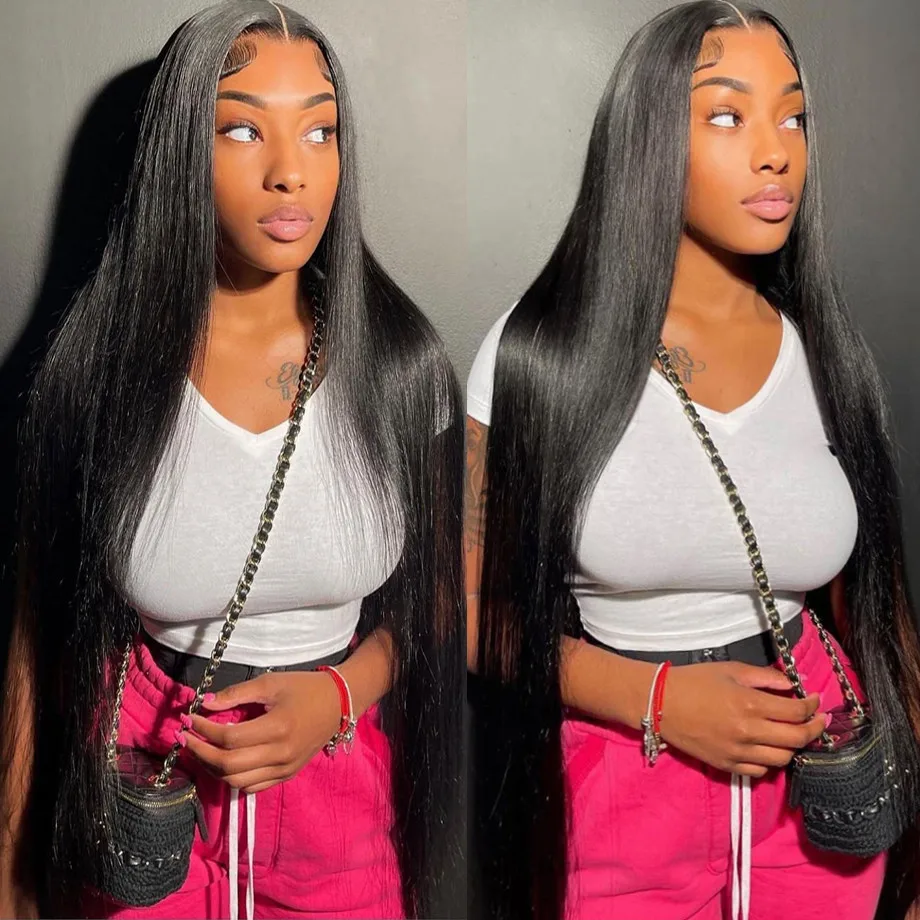 13x6 Hd Lace Frontal Wig 40 Inch Human Hair Wigs For Women P