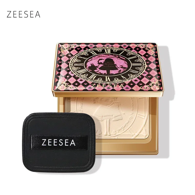 ZEESEA Compact Foundation Powder Natural Light Coverage Матовая мягкая водостойкая пудра для контроля