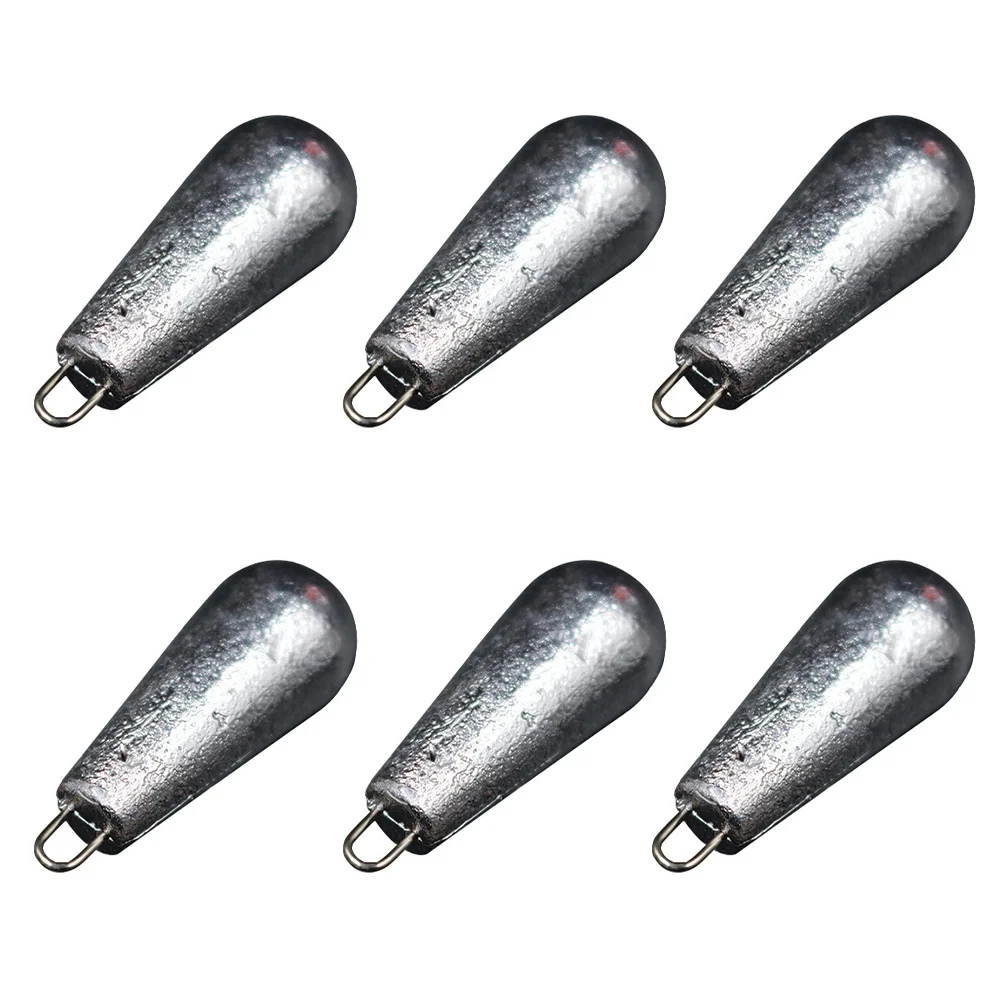 

6pcs Fishing Lead Sinker Fishing Lead Weight Fishing Bait Sinker Fishing Tools