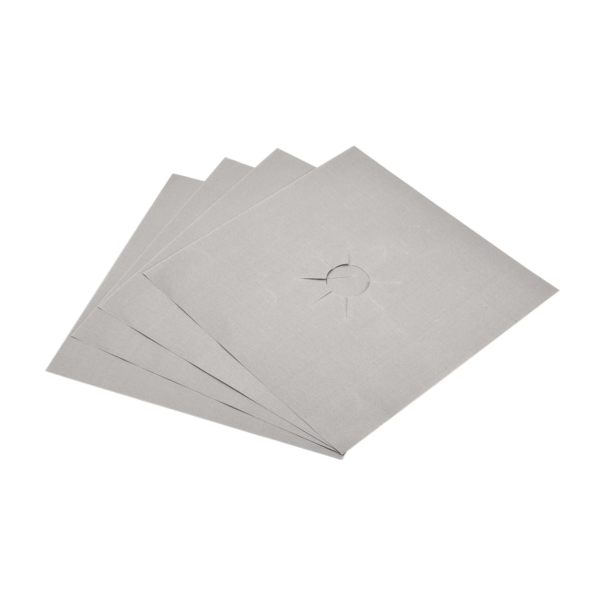 

Uxcell 270x270mm Non-Stick Stove Covers, Clean Mat Pad Range Protectors Liner Covers PTFE Sheet Silver Tone 4 Pcs