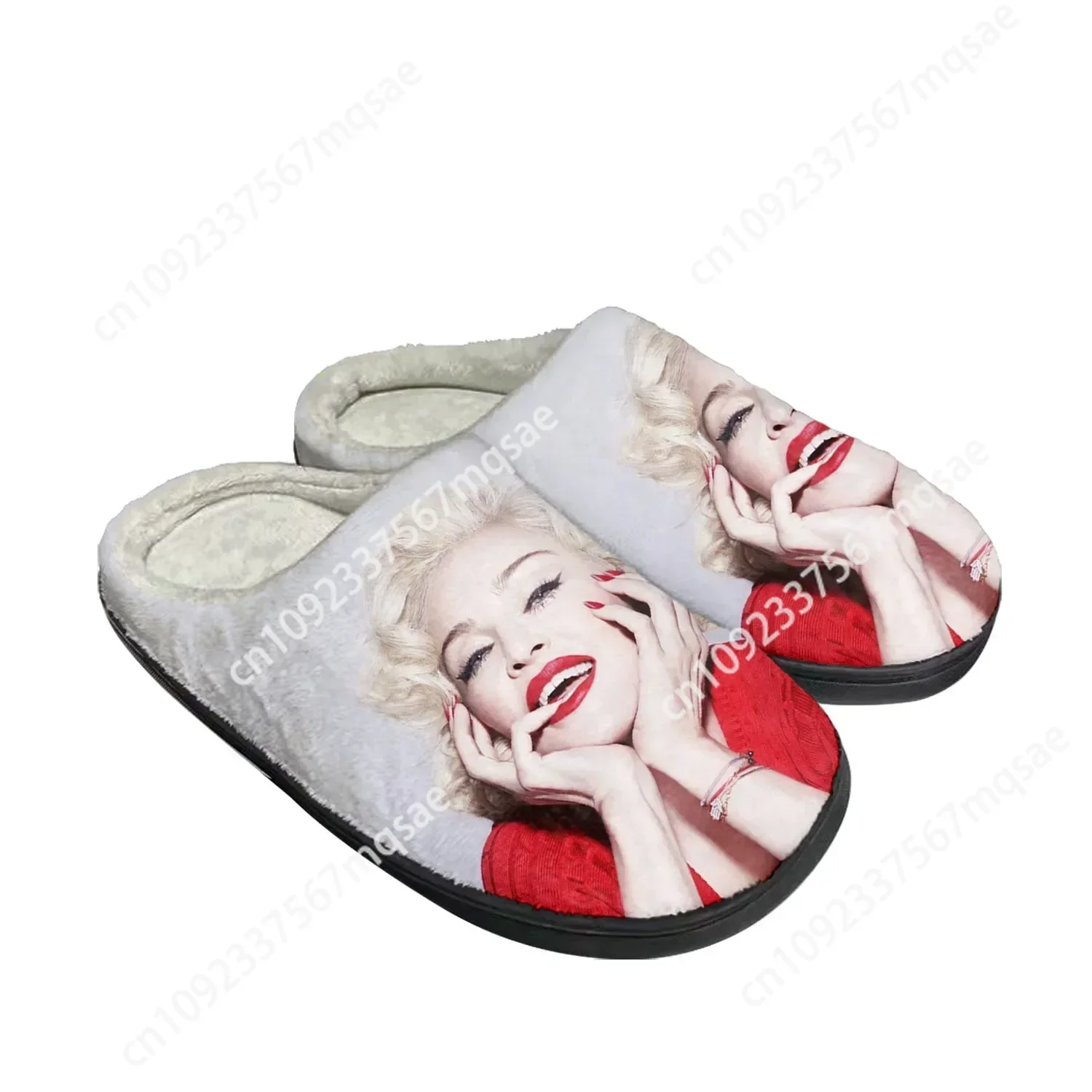 Мадонна поп-рок-певец дискотека домашние хлопковые тапочки на заказ мужские и