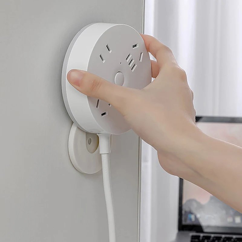 Самоклеящийся Настенный Органайзер Для Фиксатора Розетки Держатель Удлинителя