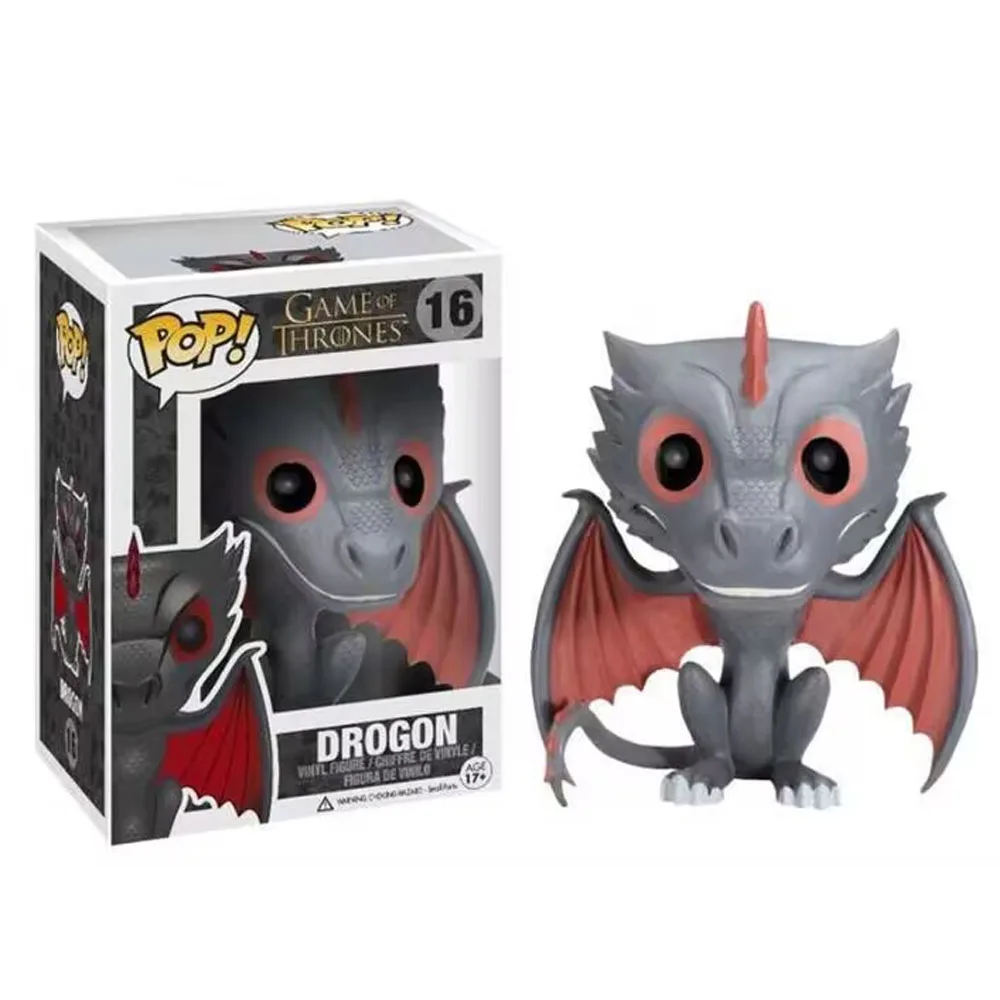 Funko Pop Телевизионные престолы Дракон # 16-й рогаля 20 Viserion 22 виниловые фигурки