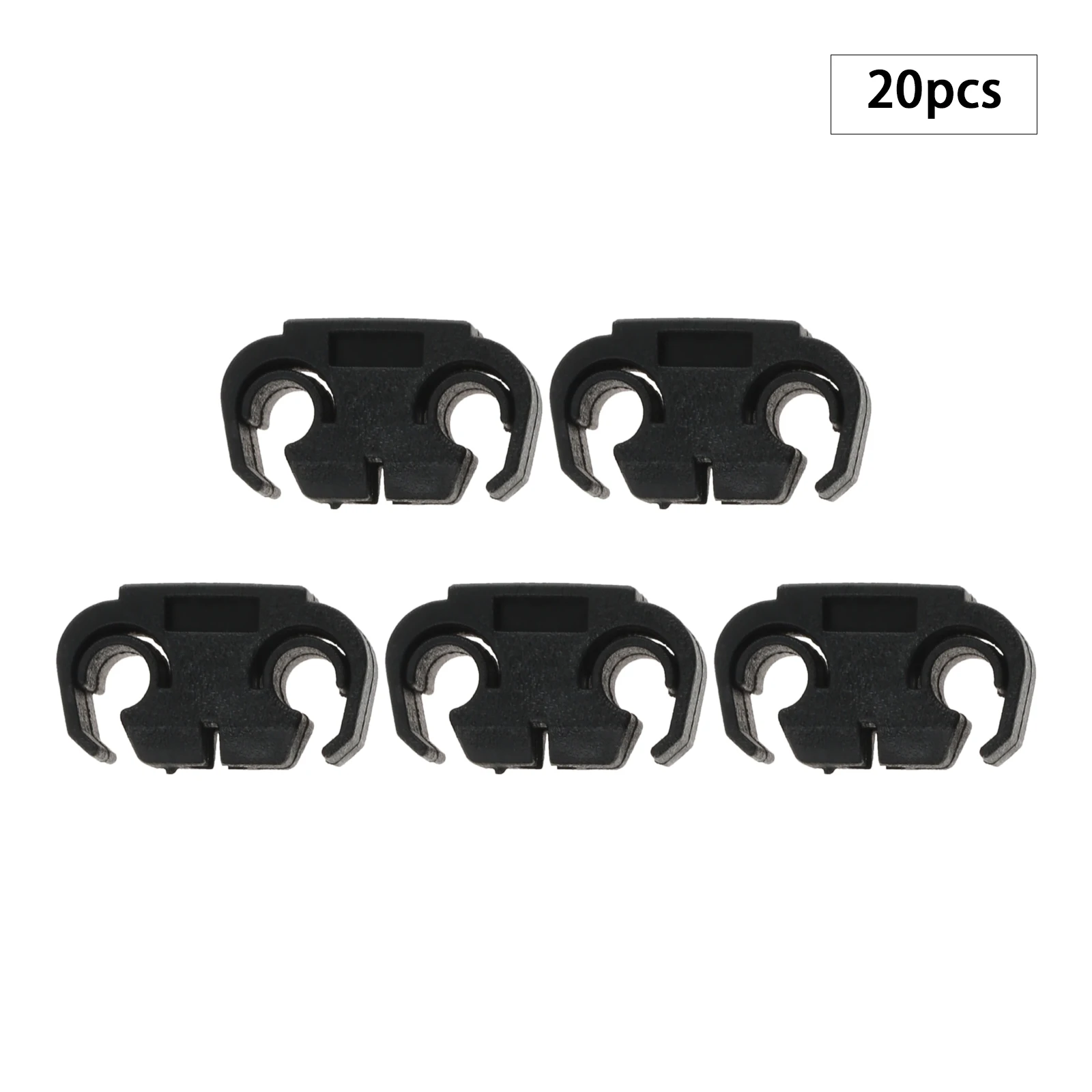 

20Pcs Car Brake Line Hose Clips 811611797 for Audi A4 A6 S4 Bora Golf Jetta Passat Polo Skoda Octavia Double Cable Holder Clip