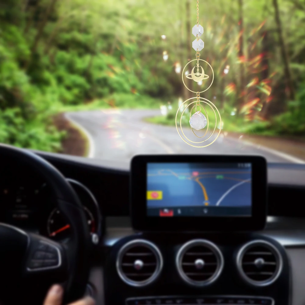 

Коллекционная подвеска с хрустальным светом, креативная шикарная Светоотражающая подвеска, украшения для сада, декор для окна, патио, подар...