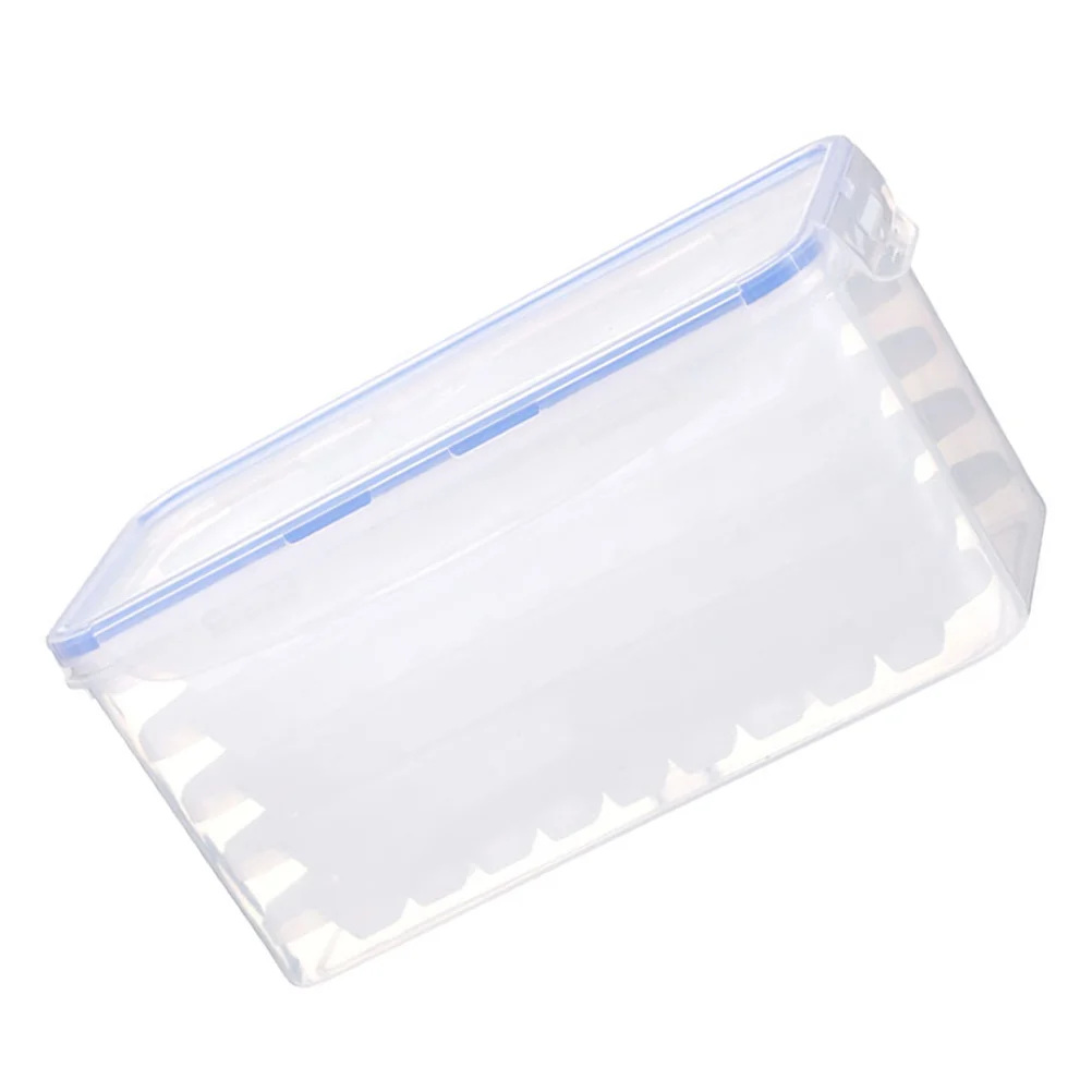 

1 Set of Plastic Ice Cube Makers Ice Cube Making Molds with Storage Box