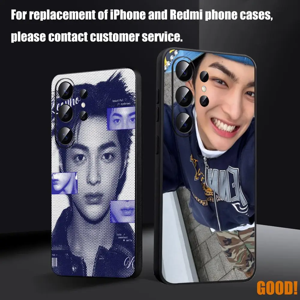 Фото Чехол для телефона CORTIS KEONHO для Samsung Galaxy S26 S25 S24 S23 S22 S21 S20 Plus Ultra Fold A, мягкий, черный №1