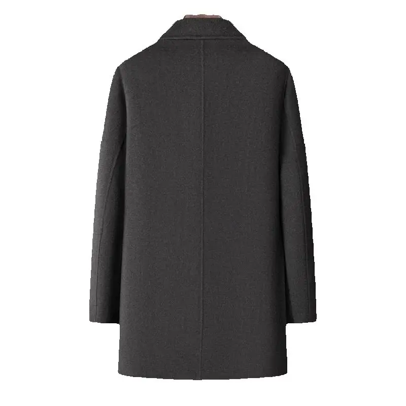 Новое поступление 2024 мужской плащ из 100% шерсти пальто мужские куртки 9868