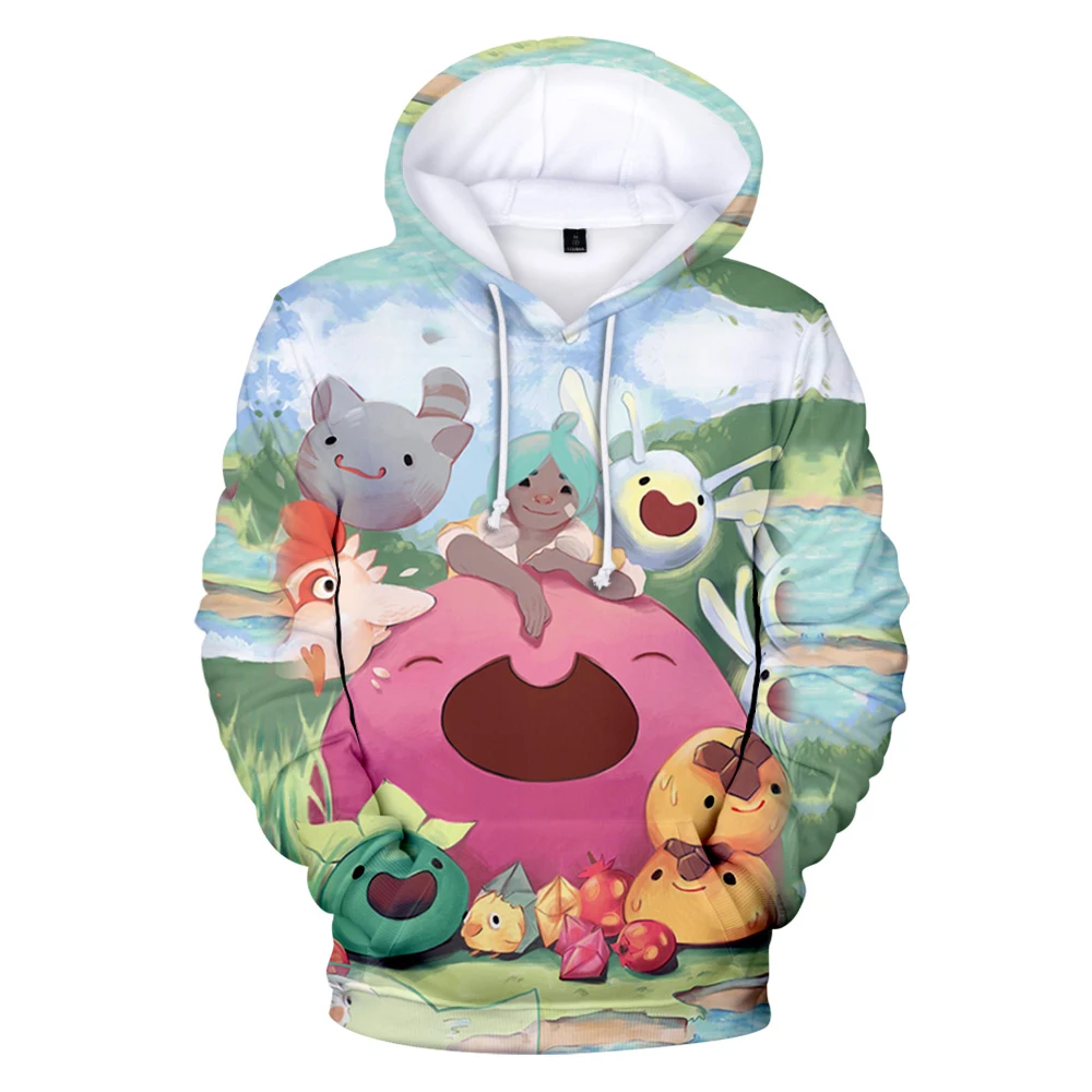 

Kawaii Slime Rancher Hoodie Boy Girl Kids Hoodies Cartoon Children Sweatshirts Streetwear Men Women Hoody Anime Clothes