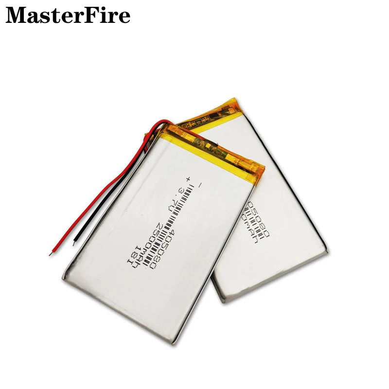 Перезаряжаемый литий-полимерный аккумулятор 3 7 2x2500 В 405080 мАч для игровой