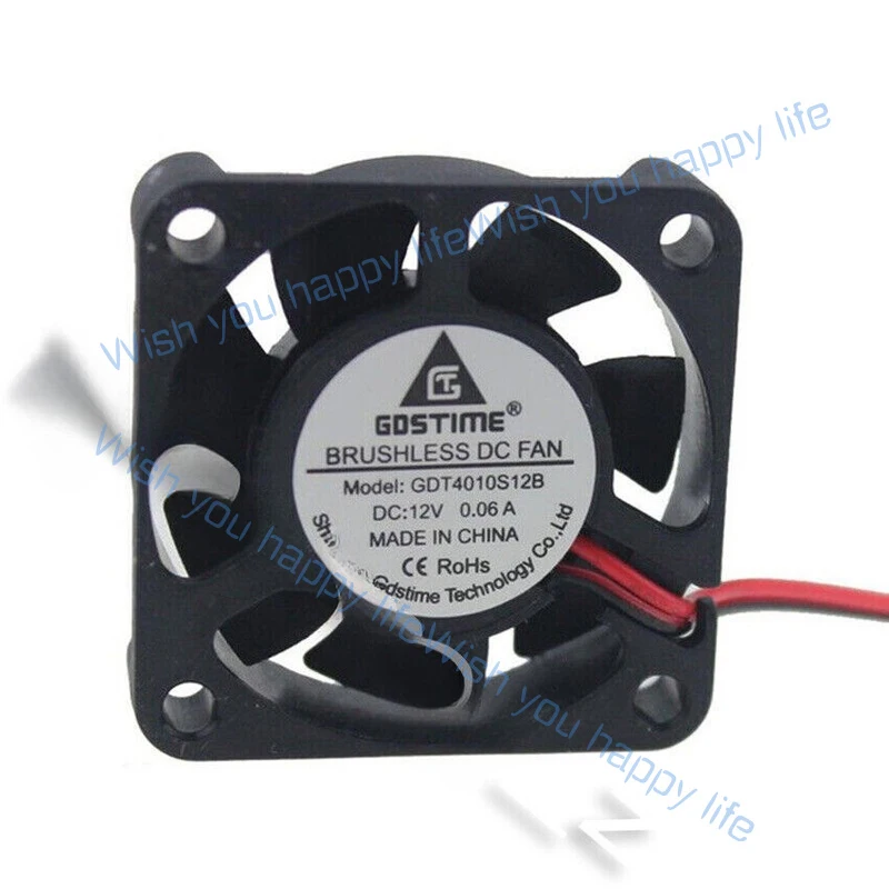 Фото Вентилятор охлаждения L... для GOSTIME GDT4010S12B 12V 0.06A, 1 шт., новый, 4010, 40x10 мм # rt №1