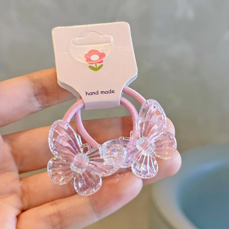 2 шт. Детские эластичные резинки для волос с градиентом