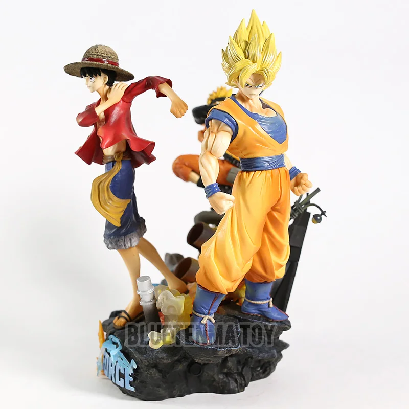 Суперсайян Сон Гоку драконий жемчуг цельная Обезьяна D Луффи удзумаки Наруто