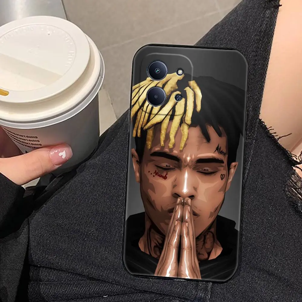 Фото Чехол для телефона Xiaomi Redmi Note 15 14 13 12 12S 11 11S 10 10S 9 Pro PLUS DIY Funda Shell Coque Cover Singer X-XXXTENTACION 17 №5