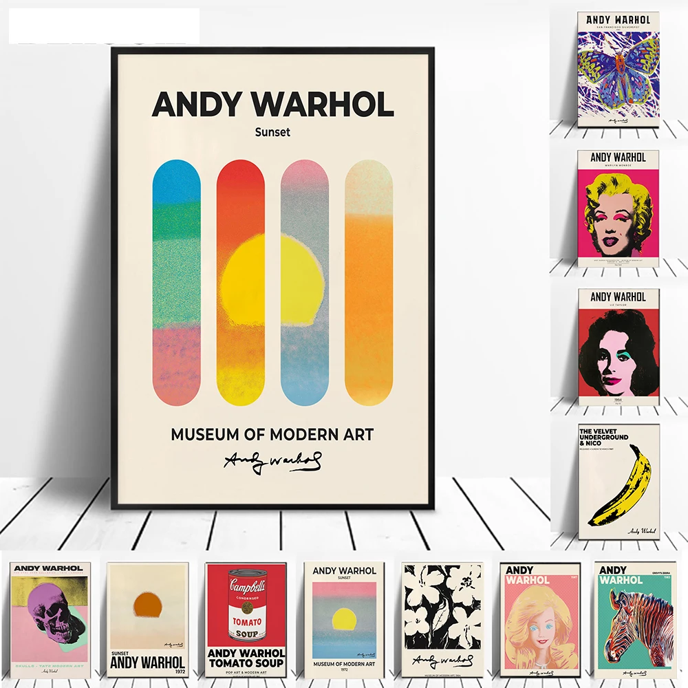 Рисунок на холсте с изображением бабочки, похода, банана, цветка, заката, Настенная картина в скандинавском стиле, декор для гостиной