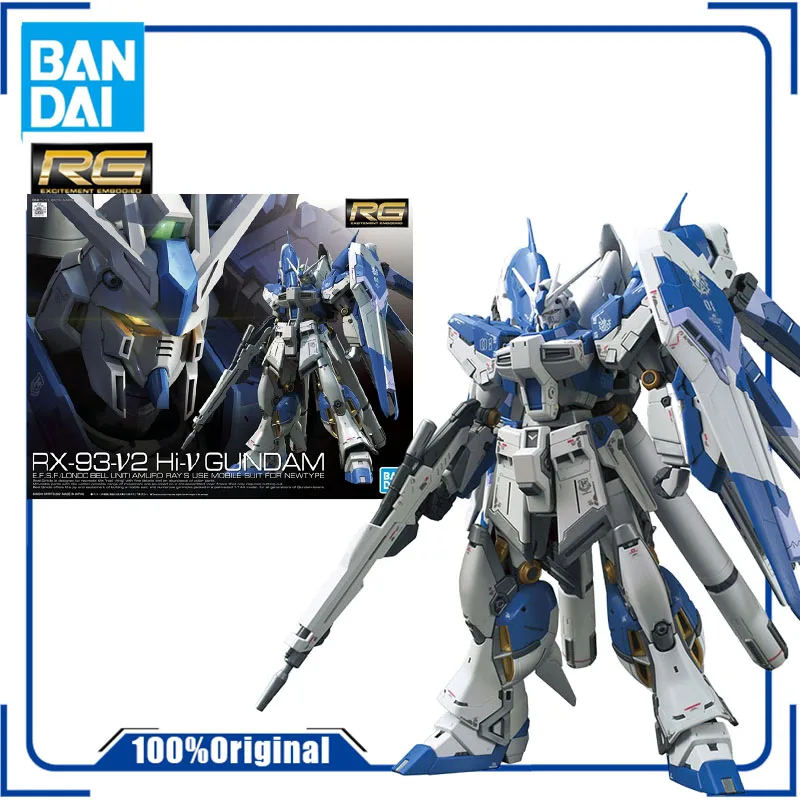 В наличии BANDAI ORIGINAL RG 36 1/144 MANATEE GUNDAM HI-V AMRO RX-93-V2 собранные модели анимированных