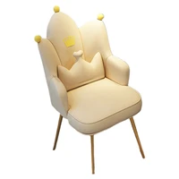 cosmetic chair home desk chair nordic light luxury dining chair petal backrest and manicure stool living room furniture