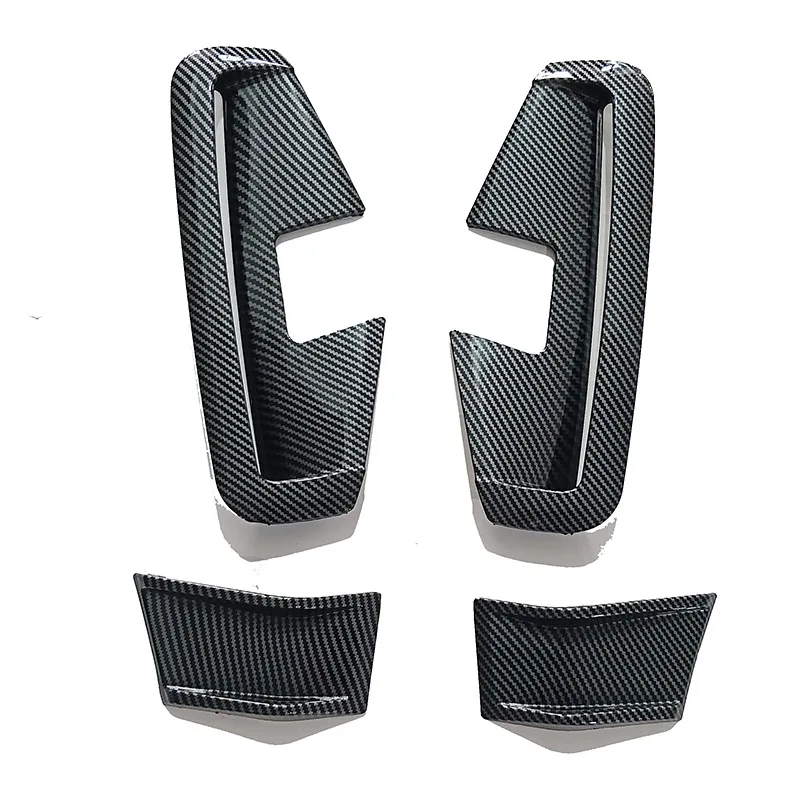 

Глянцевый черный/карбоновый вид, Передняя Крышка вентиляционного отверстия автомобиля, ласты, крыло для BMW 4 серии G22 G23 G26 M440i M-Sport 2021-2023