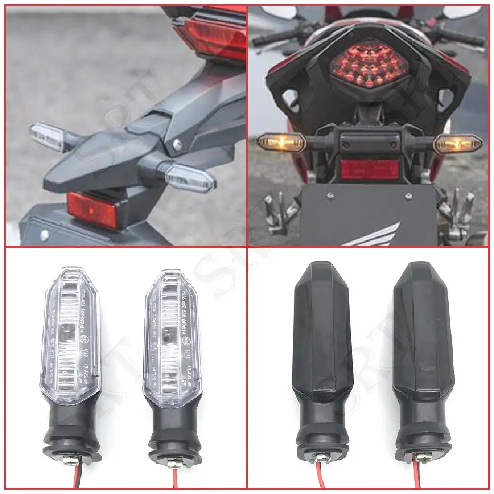 

Fits for Honda CBR150R CBR250RR CBR400R CBR500R 2020 2021 2022 2023 Motorcycle Accessories Rear LED Turn Signal Indicator Lights