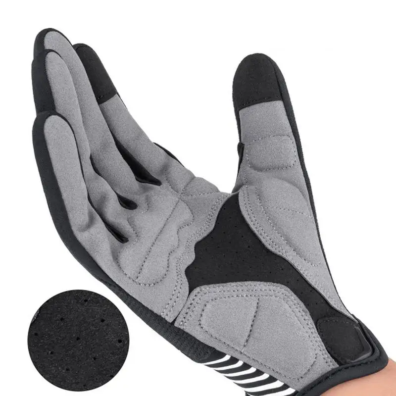 Зимние спортивные перчатки зимние велосипедные Нескользящие с закрытыми