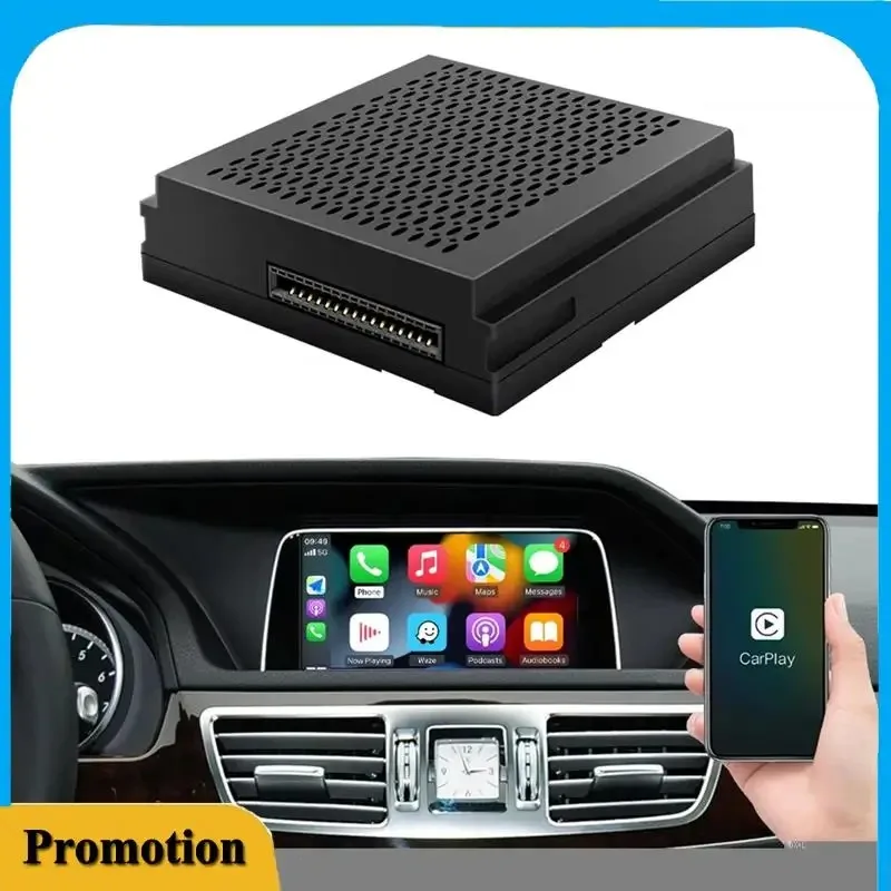 Фото Портативный беспроводной модуль CarPlay и Android Auto для Mercedes Benz A, B, C, E, CLA, GLA, GLK, ML класса, модуль Becker для системы NTG4.5 №2