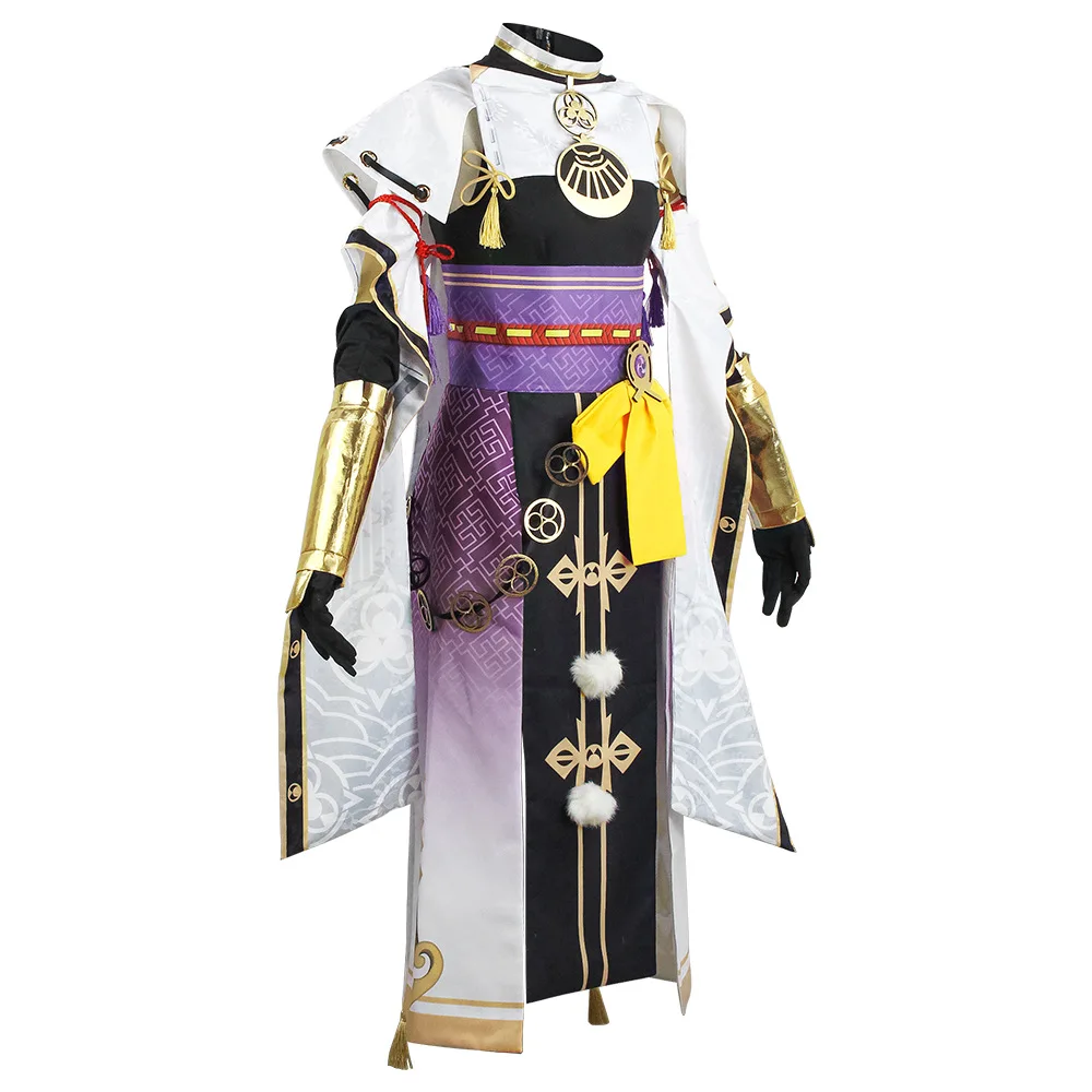Костюм для косплея Genshin Impact Kujo Sara парик костюмы в китайском стиле аниме на