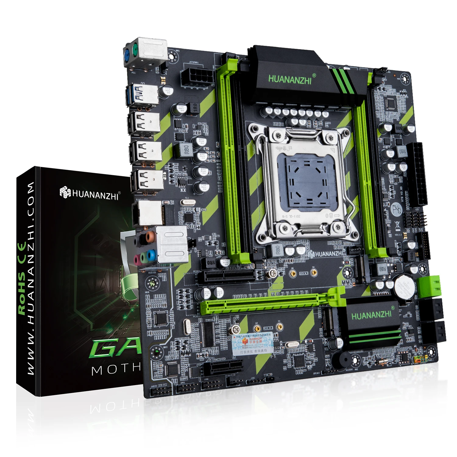 Материнская плата HUANANZHI ZD3 LGA 2011 с Intel XEON E5 2620 v2 память 2*8 ГБ DDR3 RECC поддерживает M.2 NVME