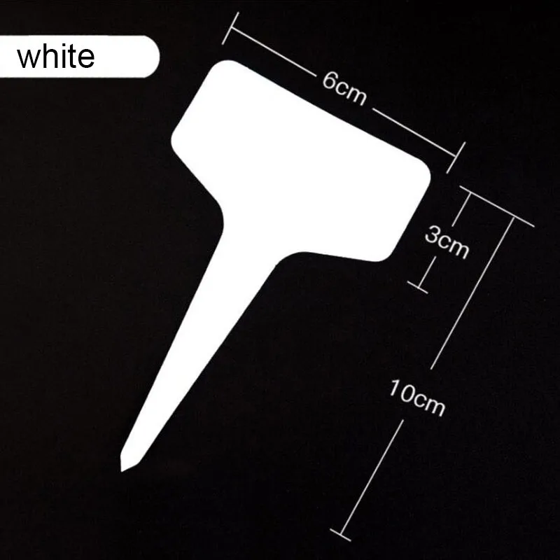 100 шт. бирка для растений Т-образные маркеры этикетки детских горшков садовый