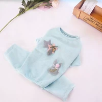 dog claw cute rabbit cotton pet clothes small dog jumpsuit pajamas pet hoodie coat for dogs cats super soft