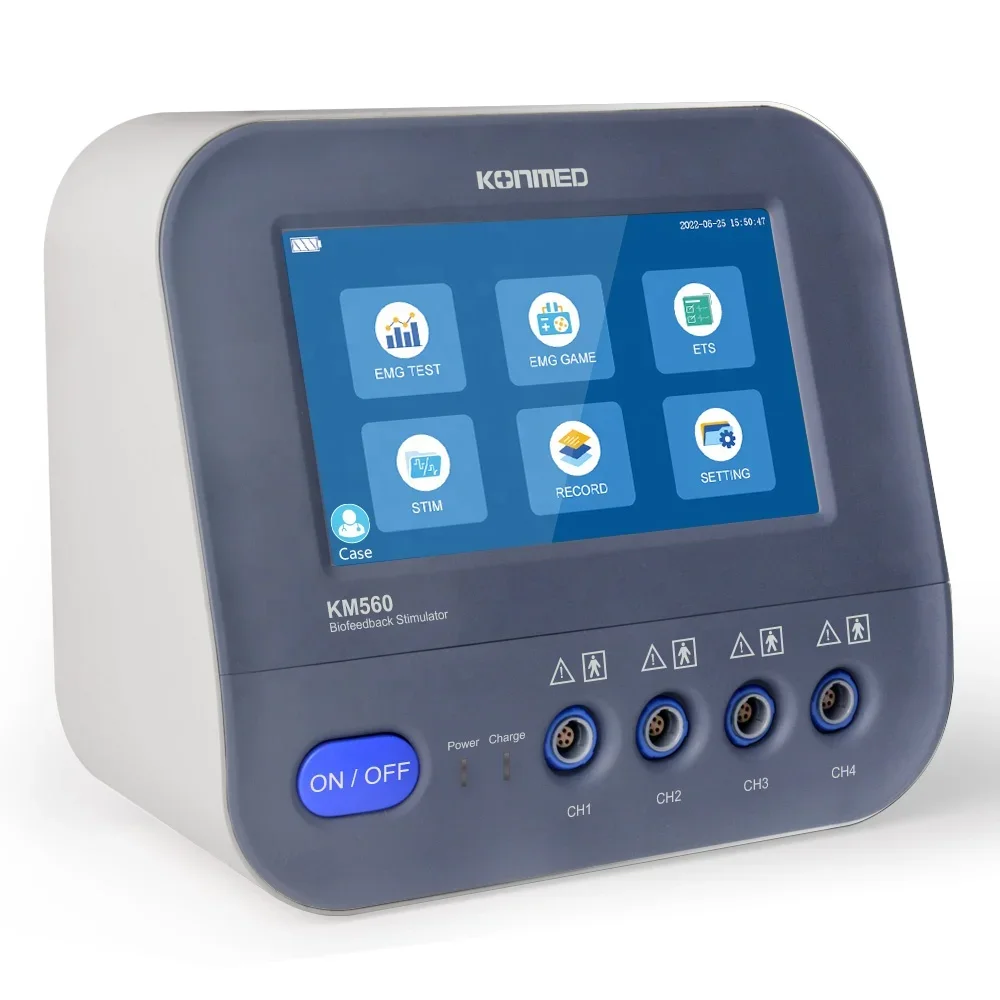 KM560-4 Тест EMG Игра ETS STIM Биоподача нервов и мышц Стимулятор Тренажер Кегеля Тонер