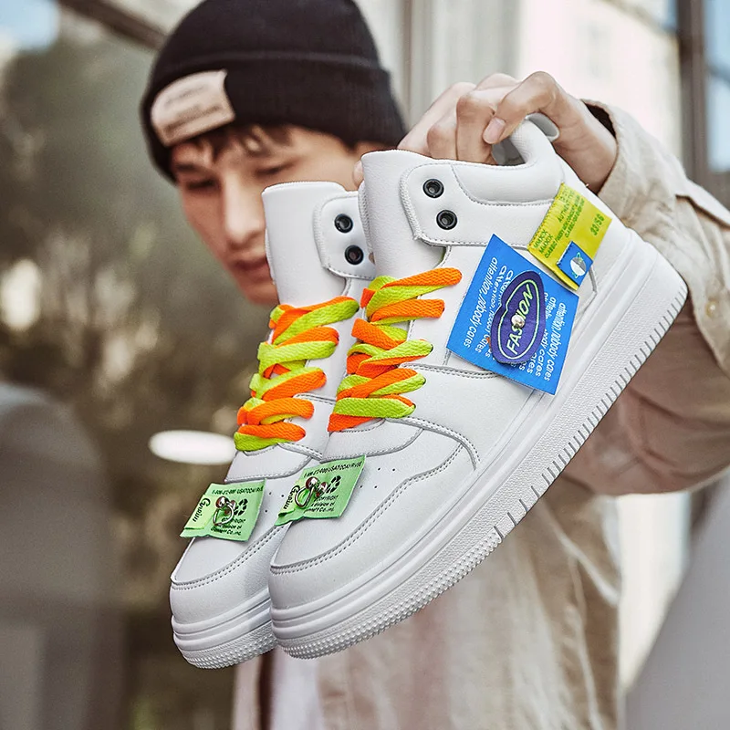 

Outdoor Casual Sneakers for Men Breathable Colored Shoelaces Designer Shoes Tenis Masculino Shoes for Boy Luxury Trendy Shoes