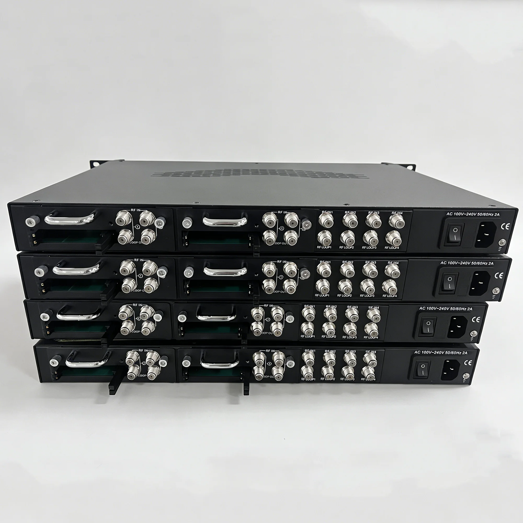 8-канальный модулятор-тюнер DVB-S2 DVB-TT2 DVB-C ISDBT RF-IP с 4 слотами CAM и 4 считывателями смарт-карт, ТВ-ресивер для IPTV (art.: 3920dbcf8524a) - 3920dbcf8524a